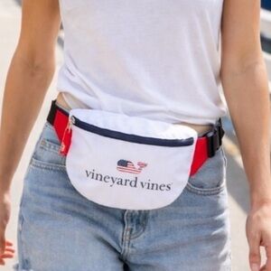 Vineyard Vines x Target USA Flag Whale Belt Bag Fanny Pack Red White Blue